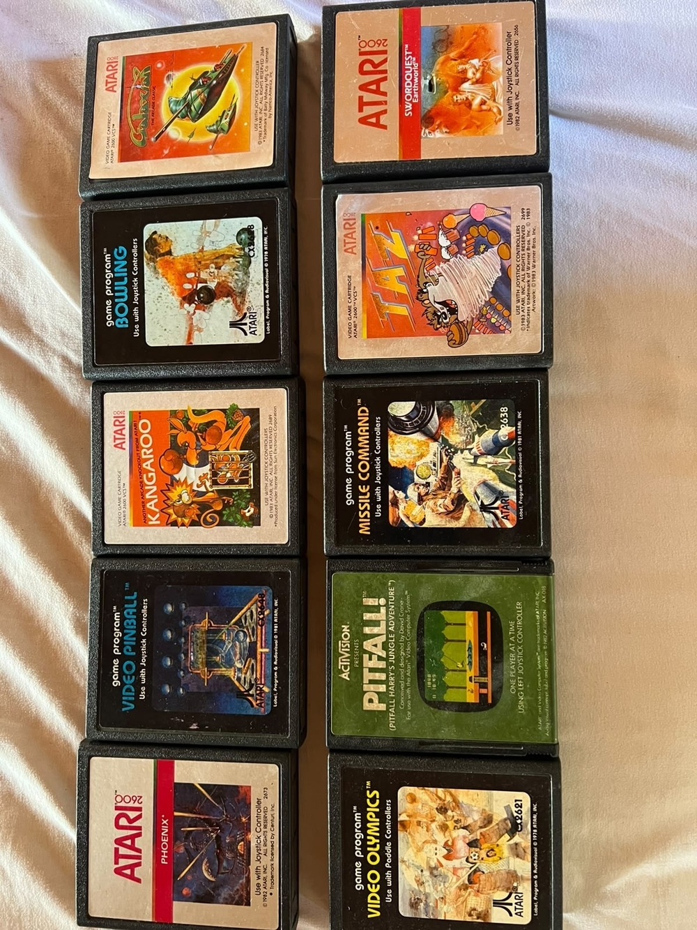 Massive Atari 2600 Collection - 42 Games, Starpath Supercharger CIB + Manuals